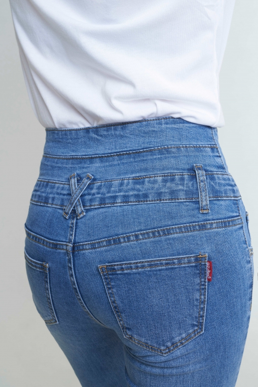 97JEANS|高腰剪裁長腿