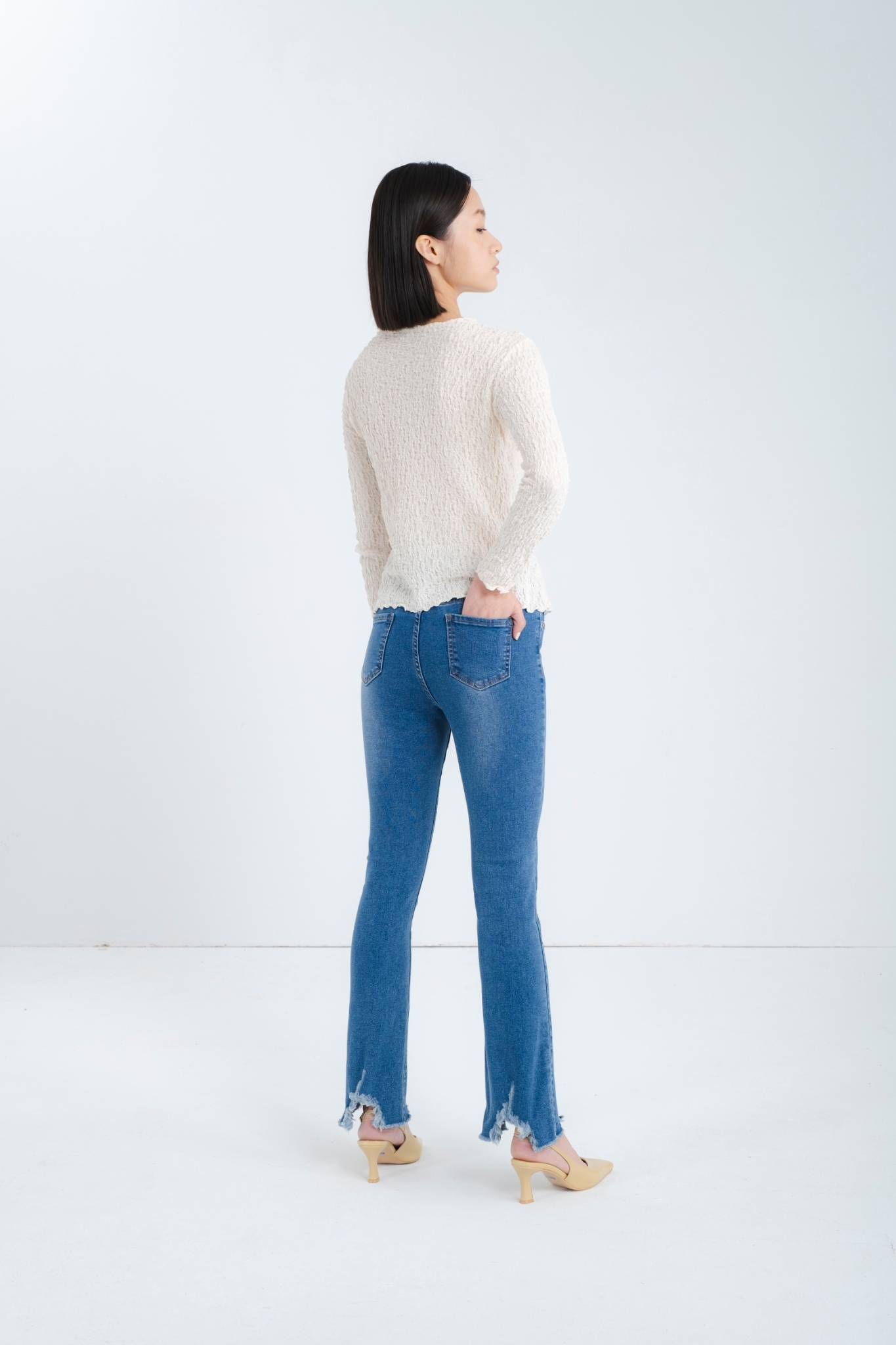 97JEANS  九分微喇叭系列|B02#7444