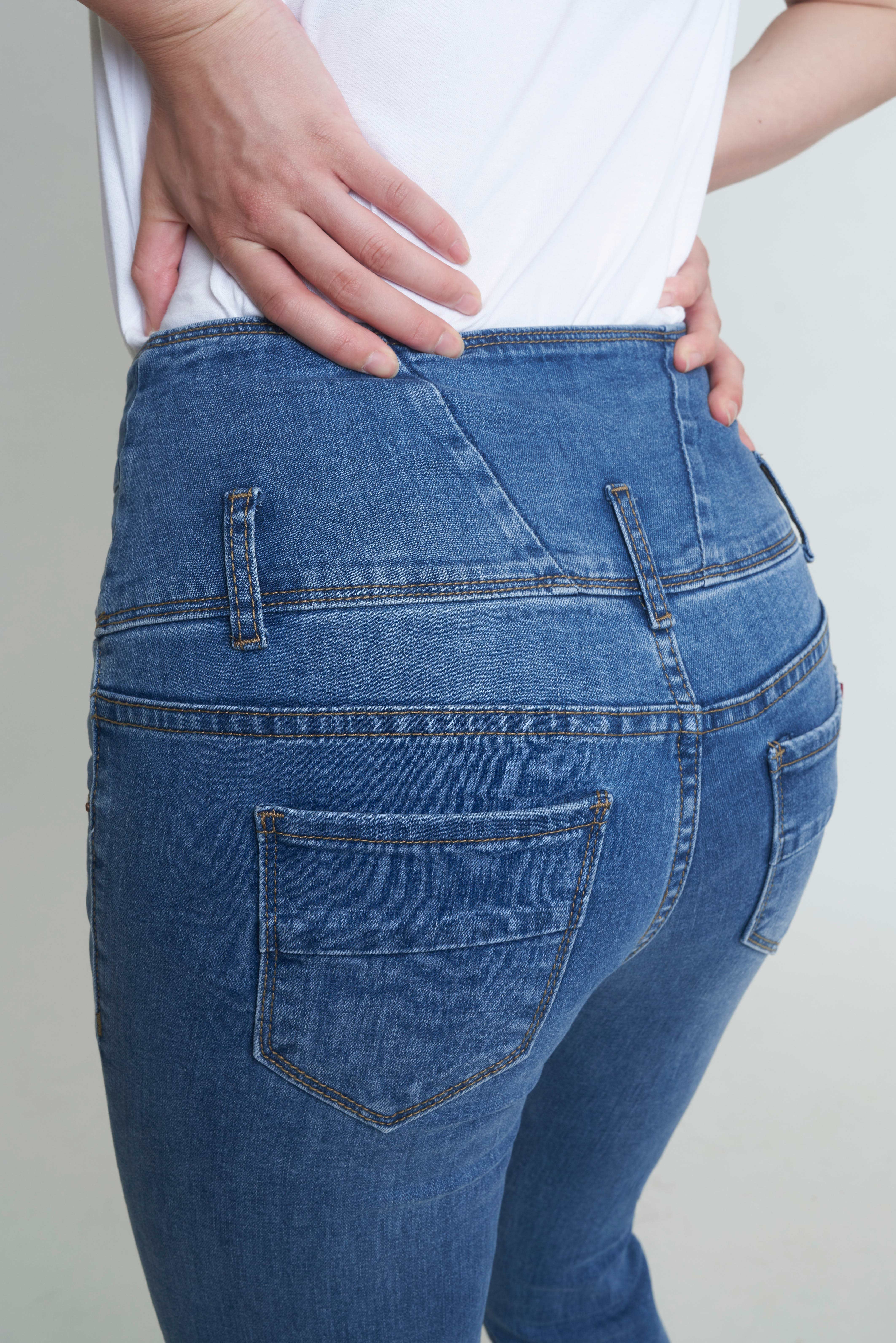 97JEANS|高腰剪裁長腿系列#B027367