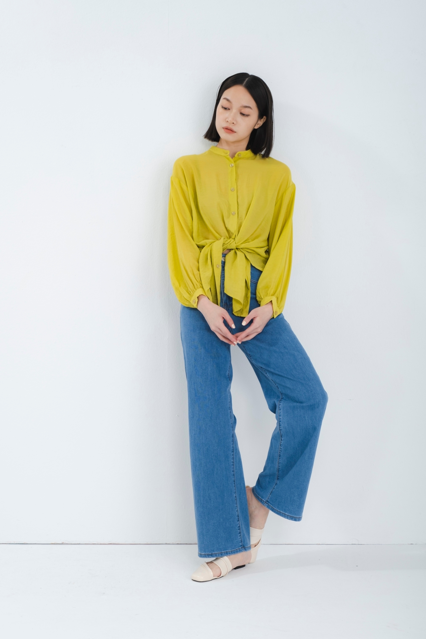 97JEANS|休閒簡約寬褲系列B02#7443-1