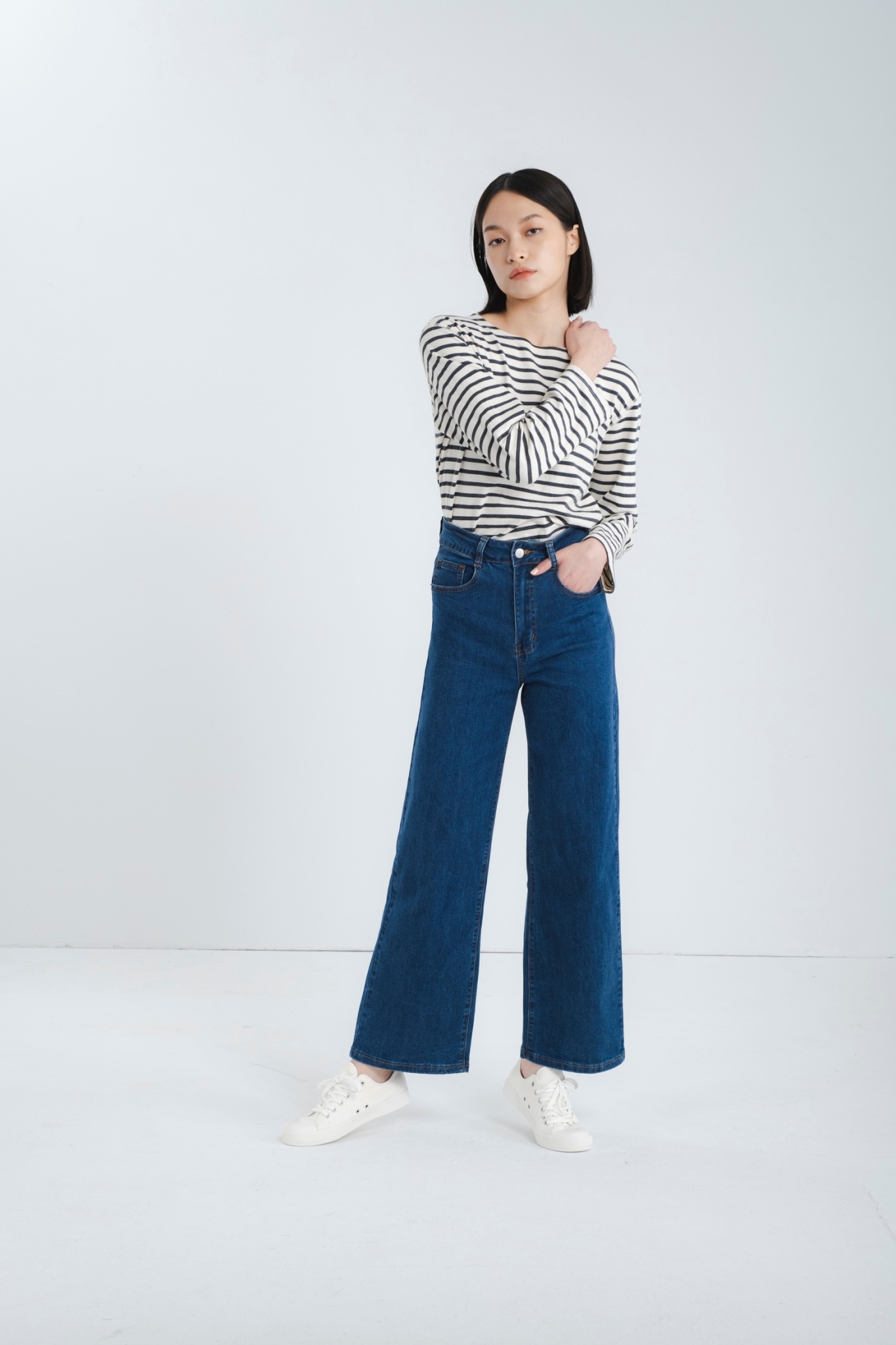 97JEANS|休閒簡約寬褲系列B02#7443-3