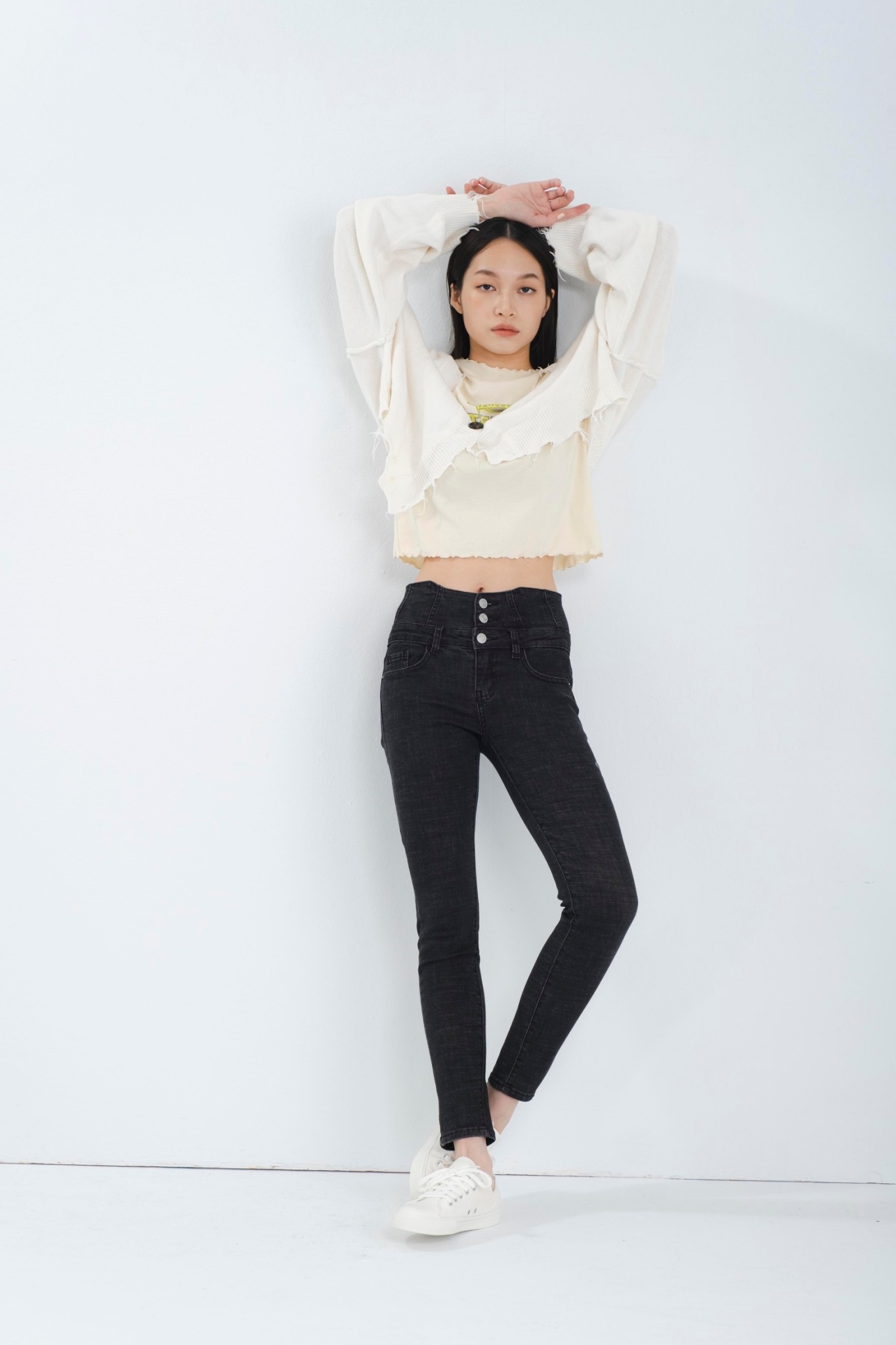 97JEANS|高腰剪裁長腿系列B02#7430