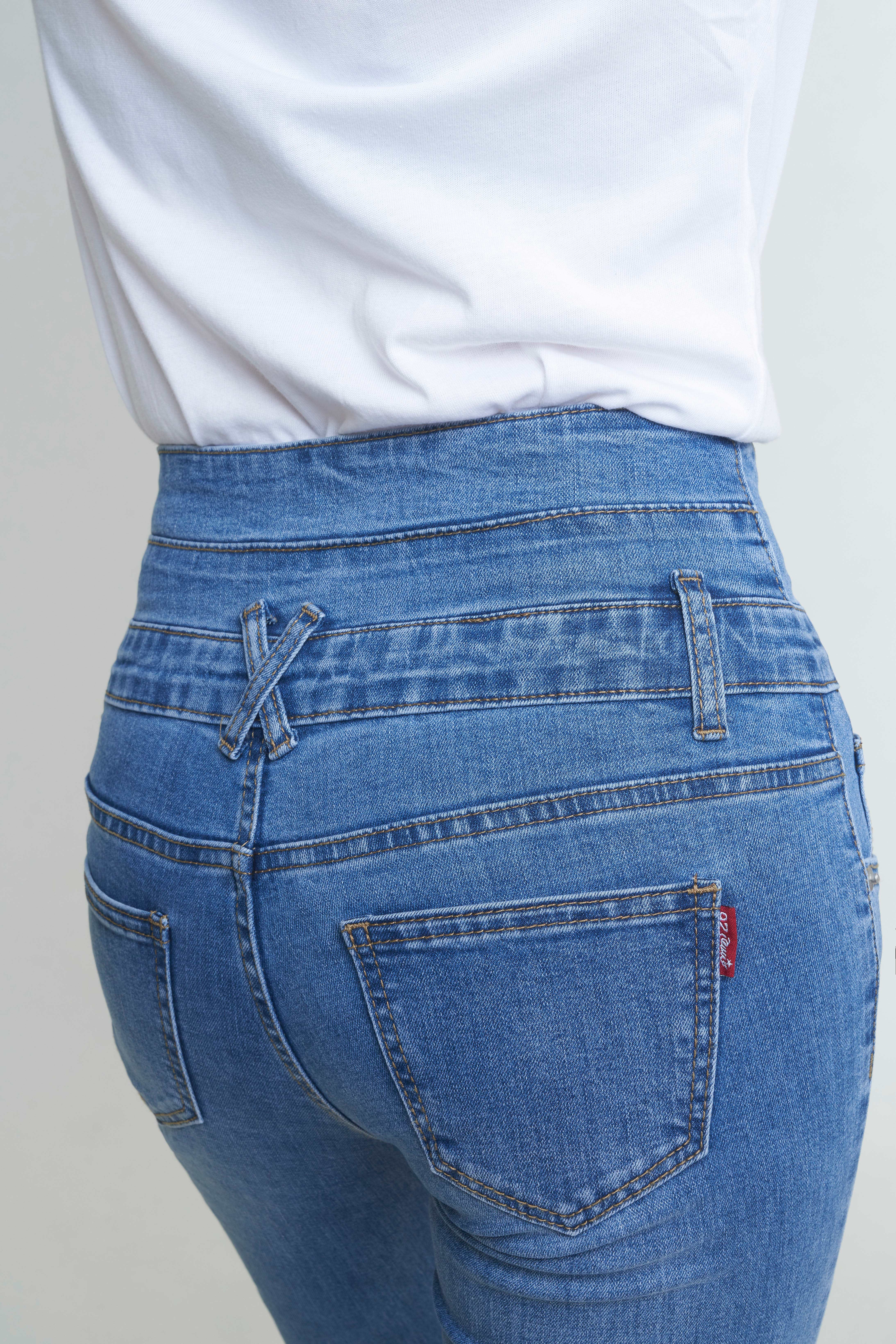 97JEANS|高腰剪裁長腿系列#B027366